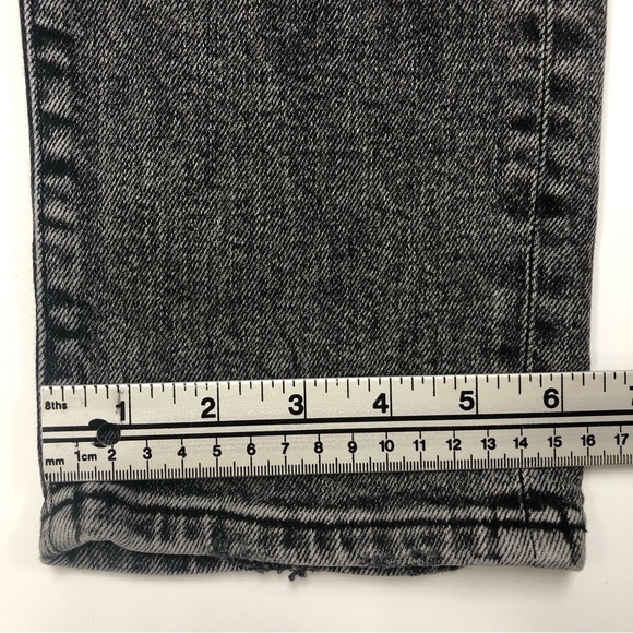 Anthropologie Pilcro Black Wash Vintage Straight Jeans Women's 29W - Picture 8 of 9